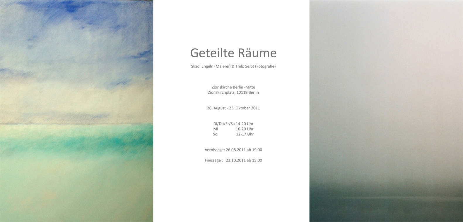 opening “Geteilte Räume” at 26.08.2011